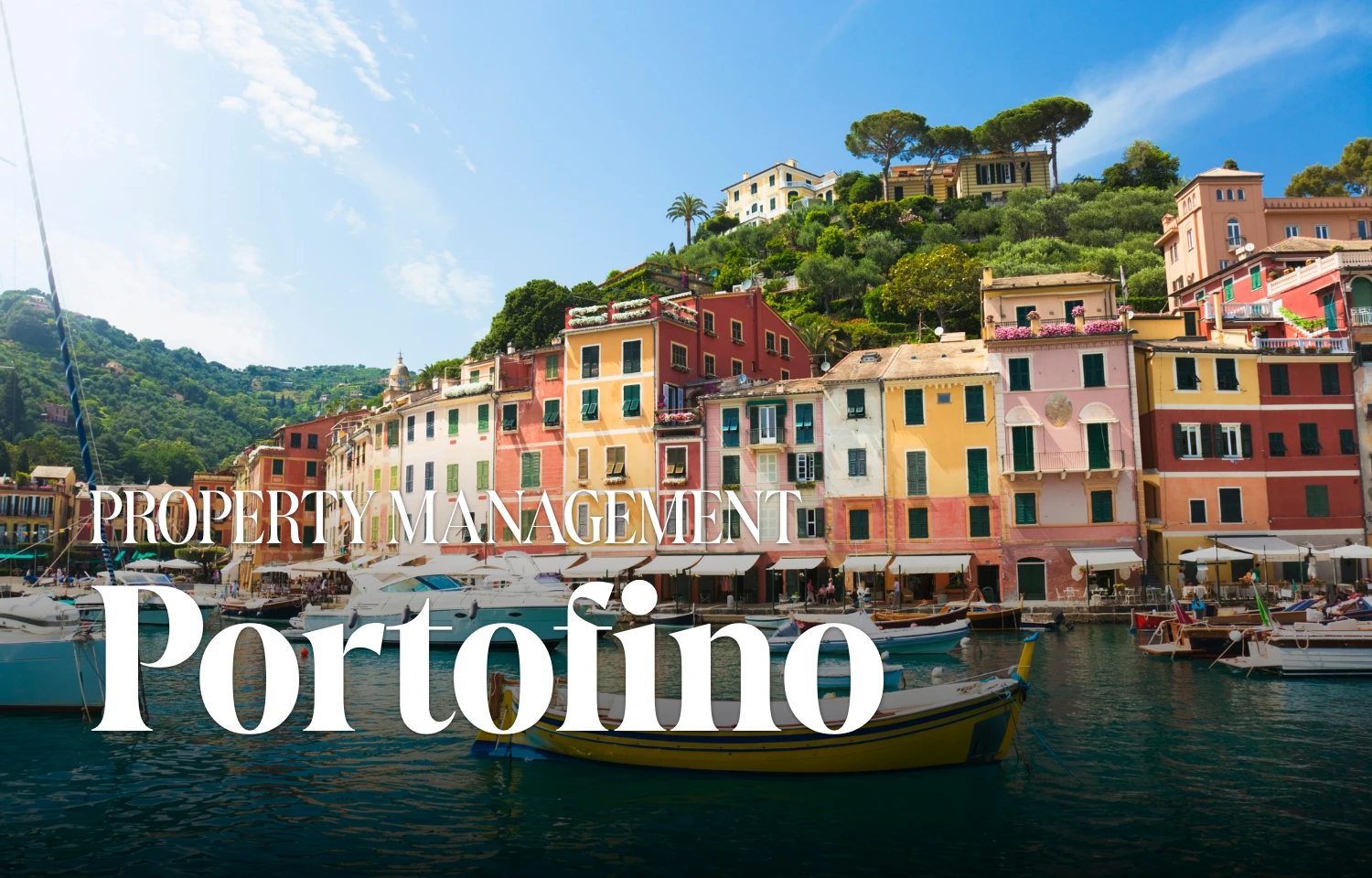 property management Portofino