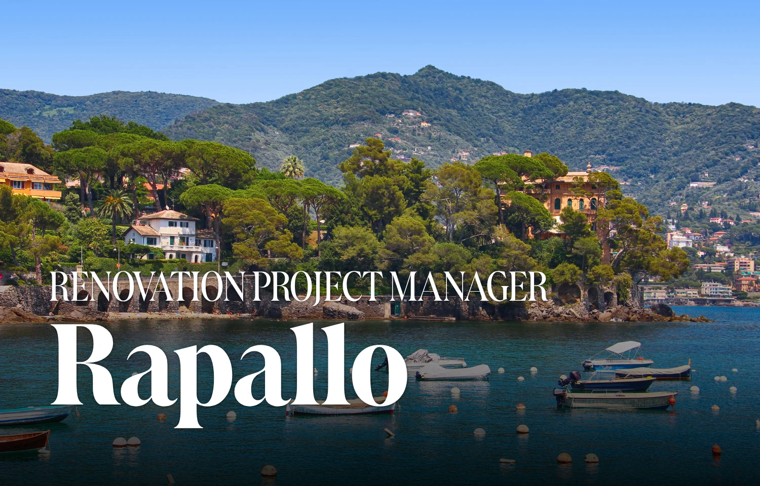 Renovation Project Manager Rapallo